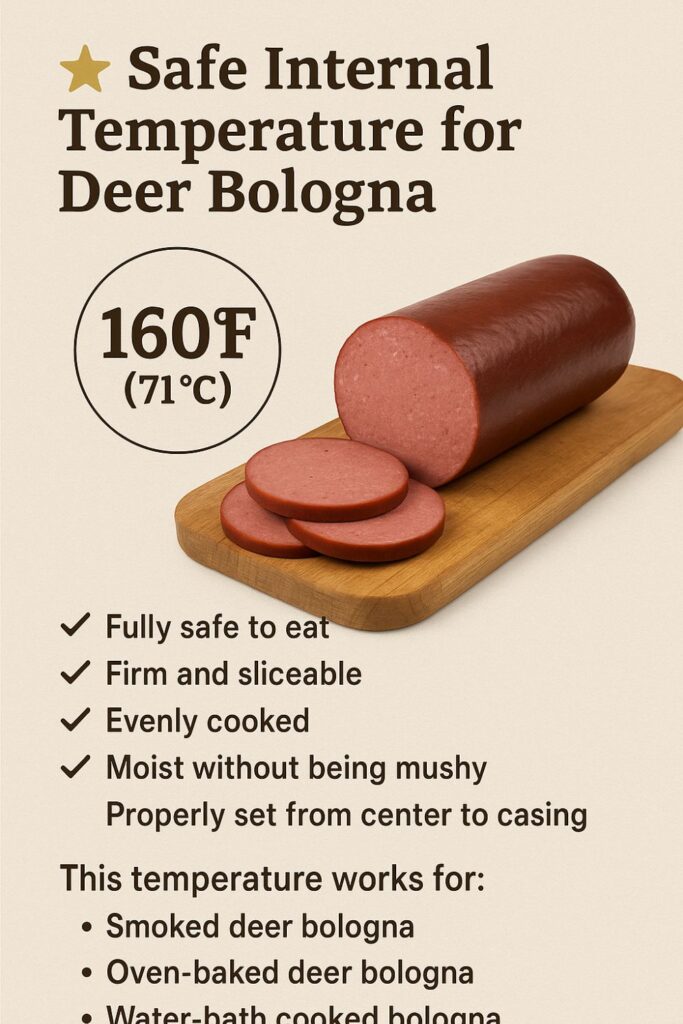 Deer Bologna Internal Temperature Guide (Safe & Perfect Results)