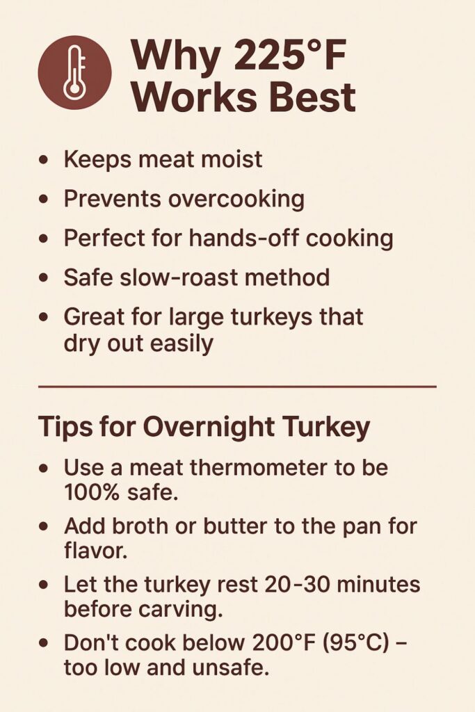 What Temperature Do I Cook A Turkey Overnight 