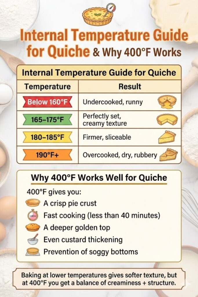 How Long To Cook Quiche At 400