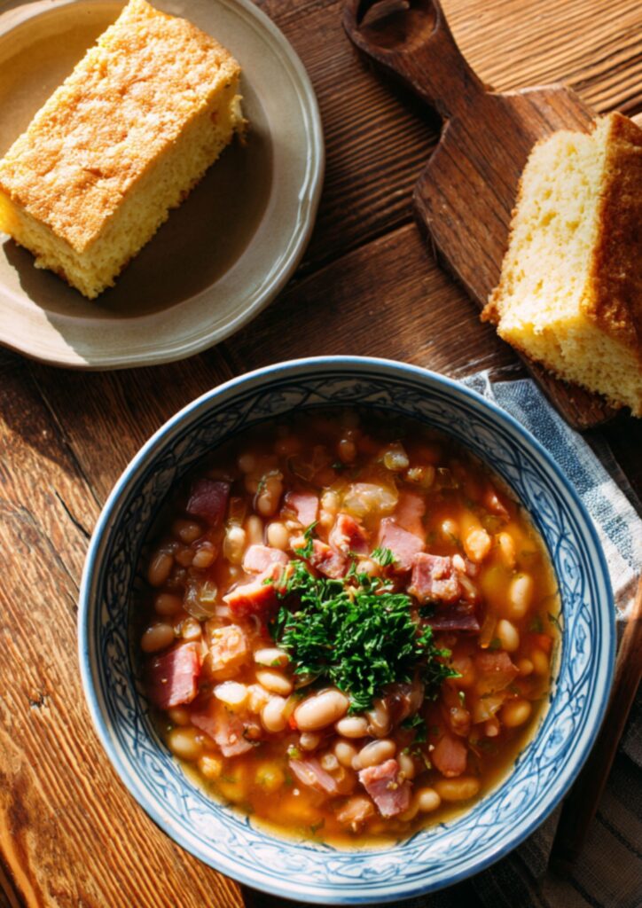 Pioneer Woman Slow Cooker Ham and Beans