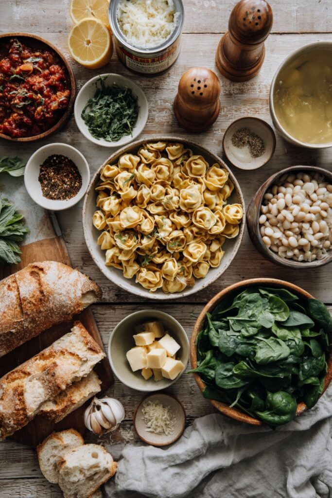 Joanna Gaines Spinach Tortellini Soup