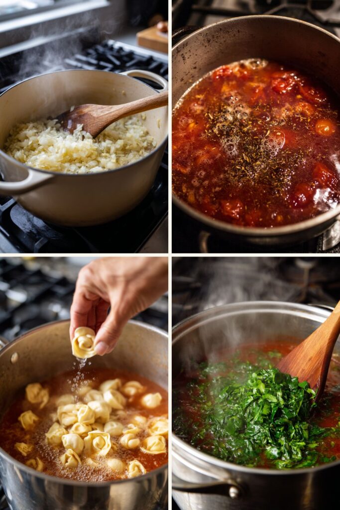 Joanna Gaines Spinach Tortellini Soup