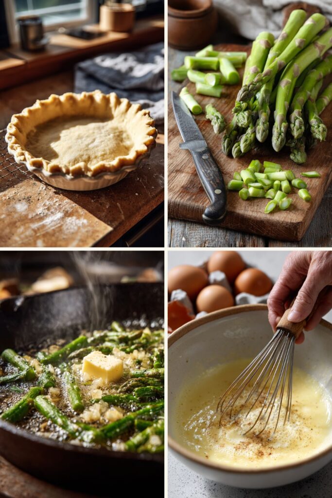 Joanna Gaines Asparagus Quiche​