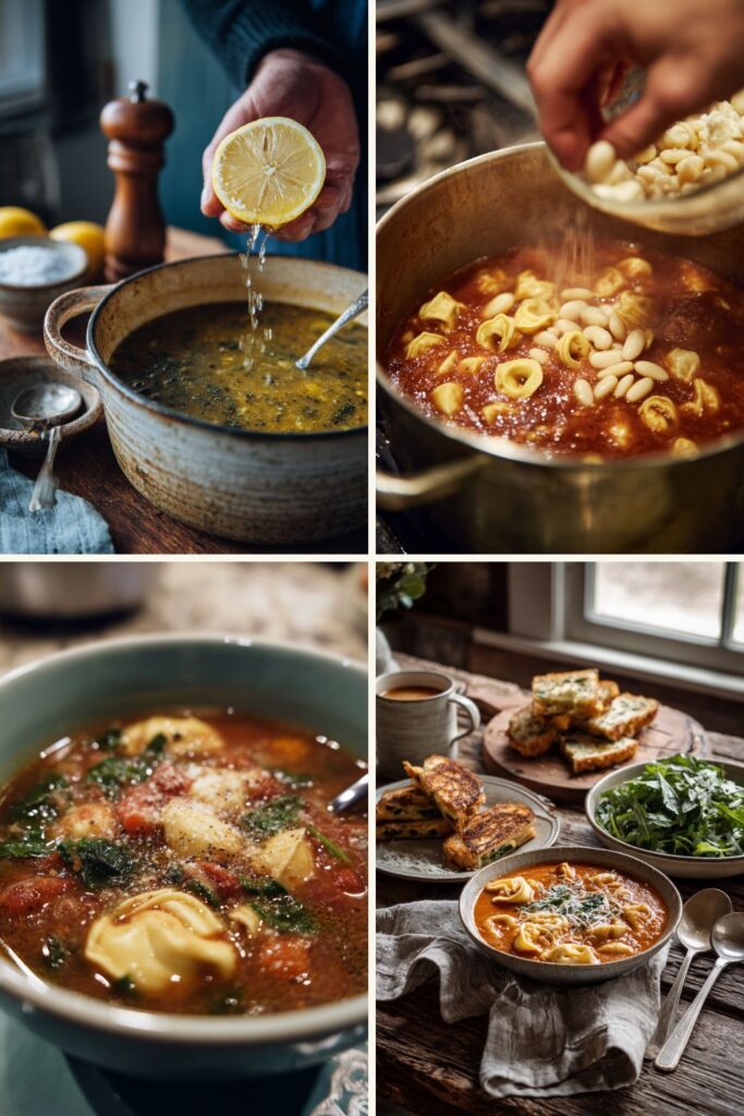 Joanna Gaines Spinach Tortellini Soup