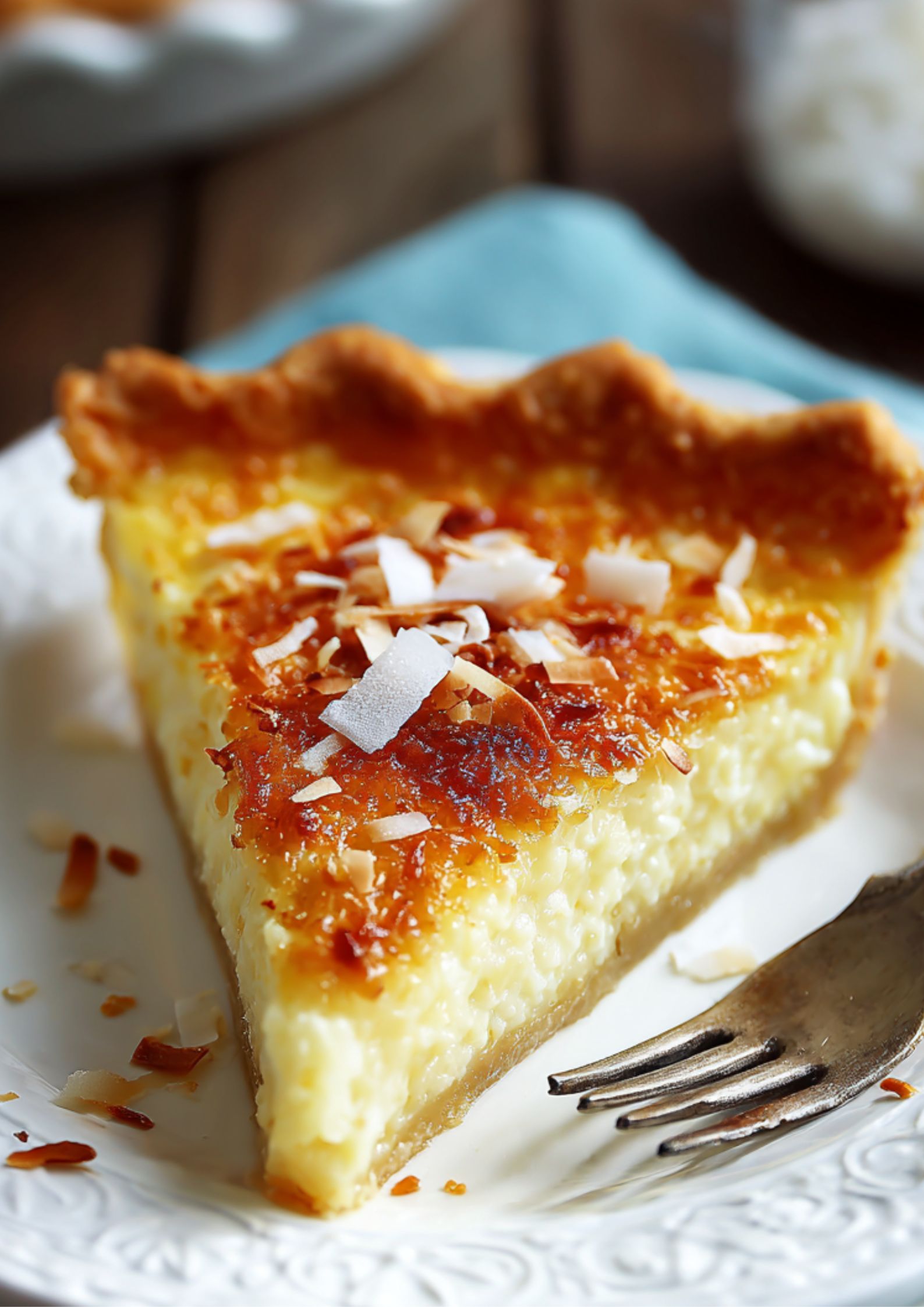 Pioneer Woman Coconut Custard Pie Recipe - Chef Imen