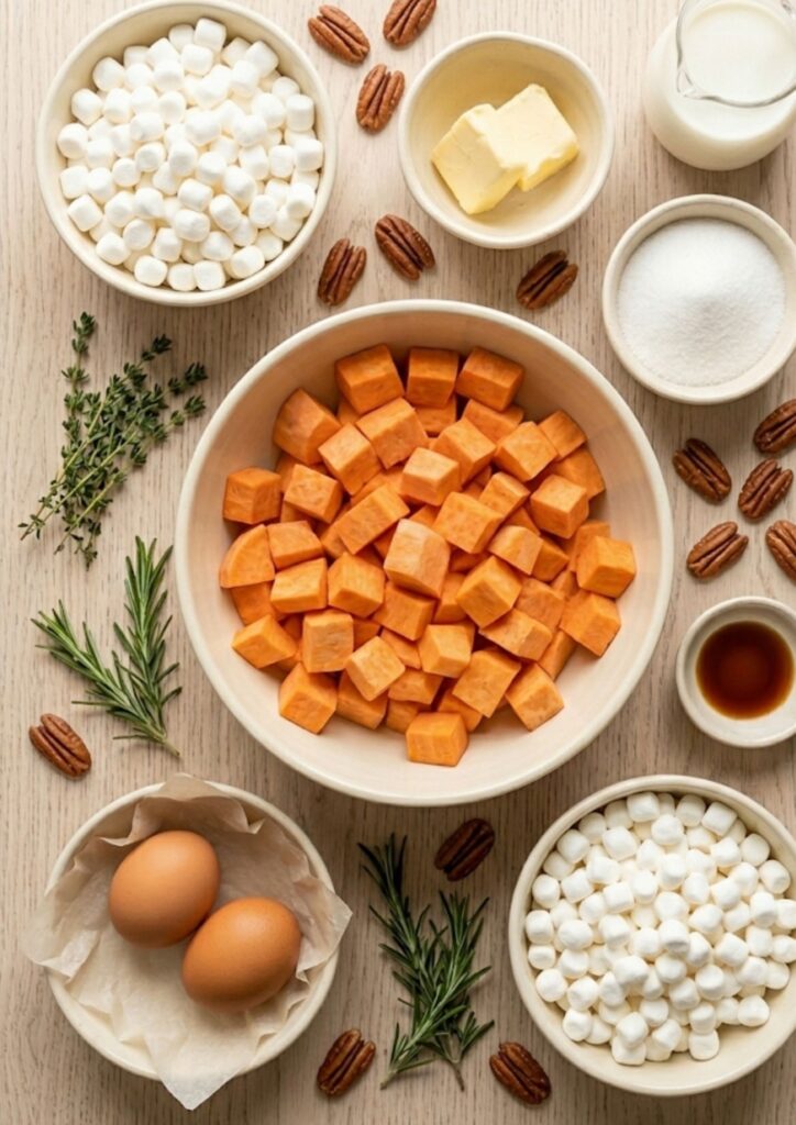 Pioneer Woman Sweet Potato Casserole with Marshmallows Recipe