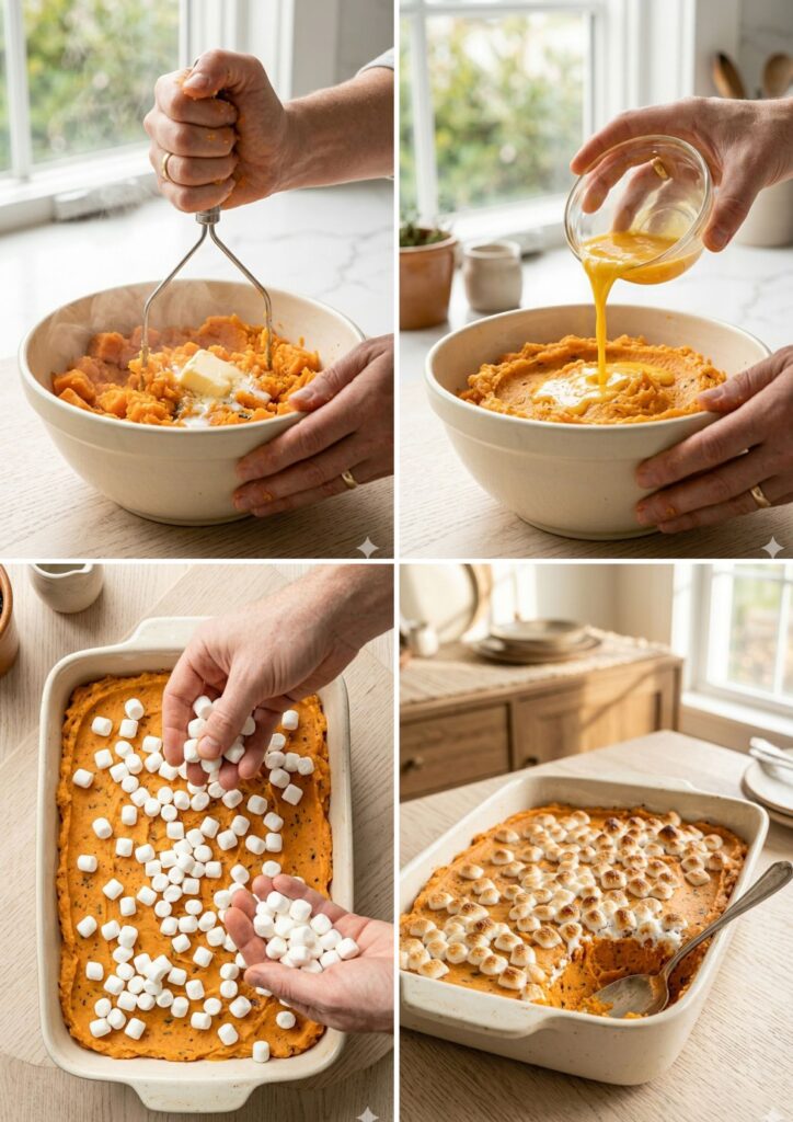 Pioneer Woman Sweet Potato Casserole with Marshmallows Recipe