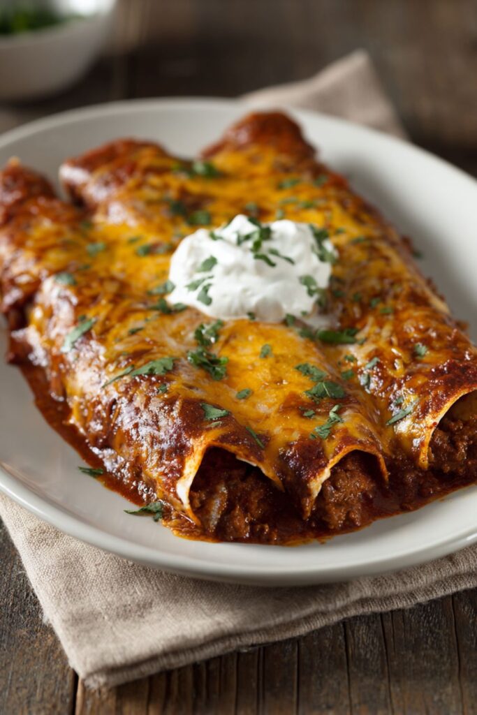 Joanna Gaines Beef Enchiladas