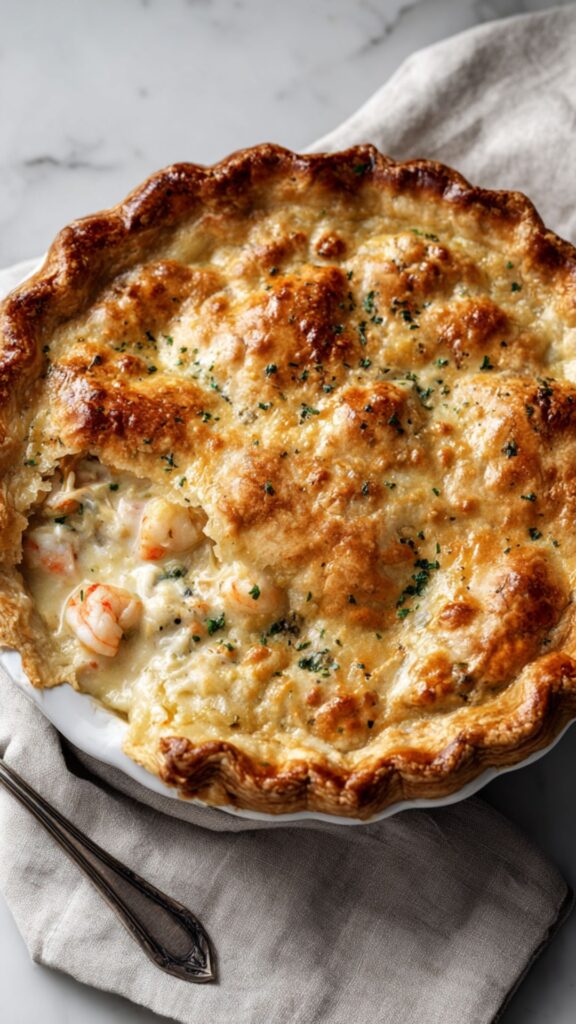 Pioneer Woman Shrimp and Crab Pot Pie Recipe
