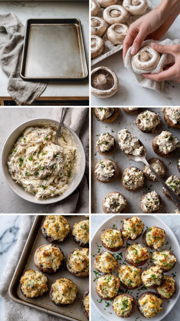 Pioneer Woman Crab Stuffed Mushrooms Recipe