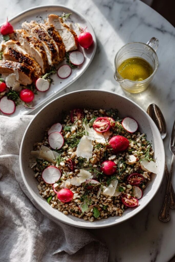 Ina Garten Charlie Bird's Farro Salad Recipe