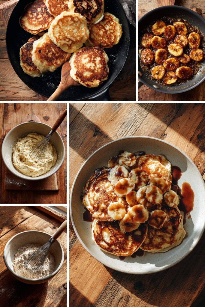 Joanna Gaines Banana Foster Pancakes