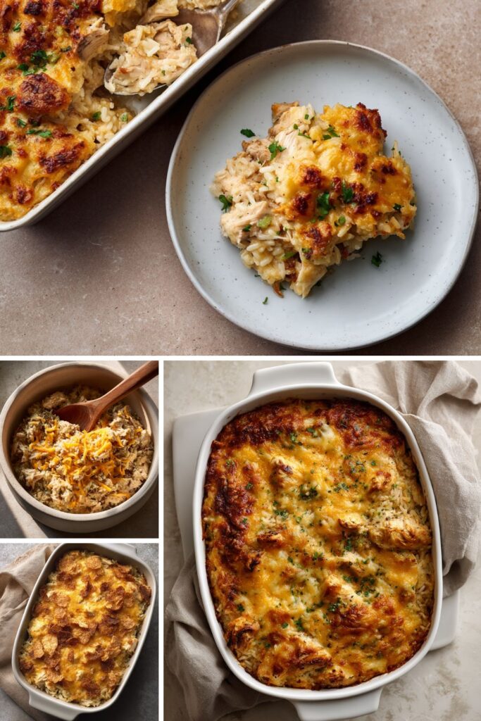 Joanna Gaines Chicken Rice Casserole