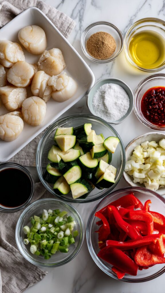 Pioneer Woman Spicy Stir Fry with Scallops Recipe