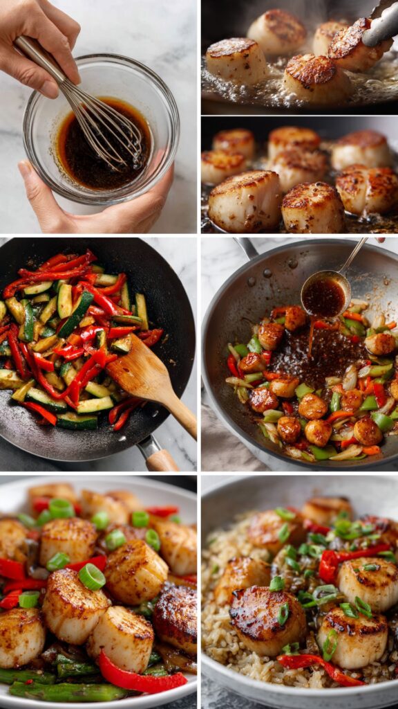 Pioneer Woman Spicy Stir Fry with Scallops Recipe