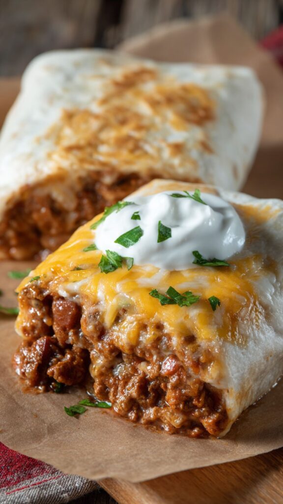 Pioneer Woman Chili Pie Burrito Recipe