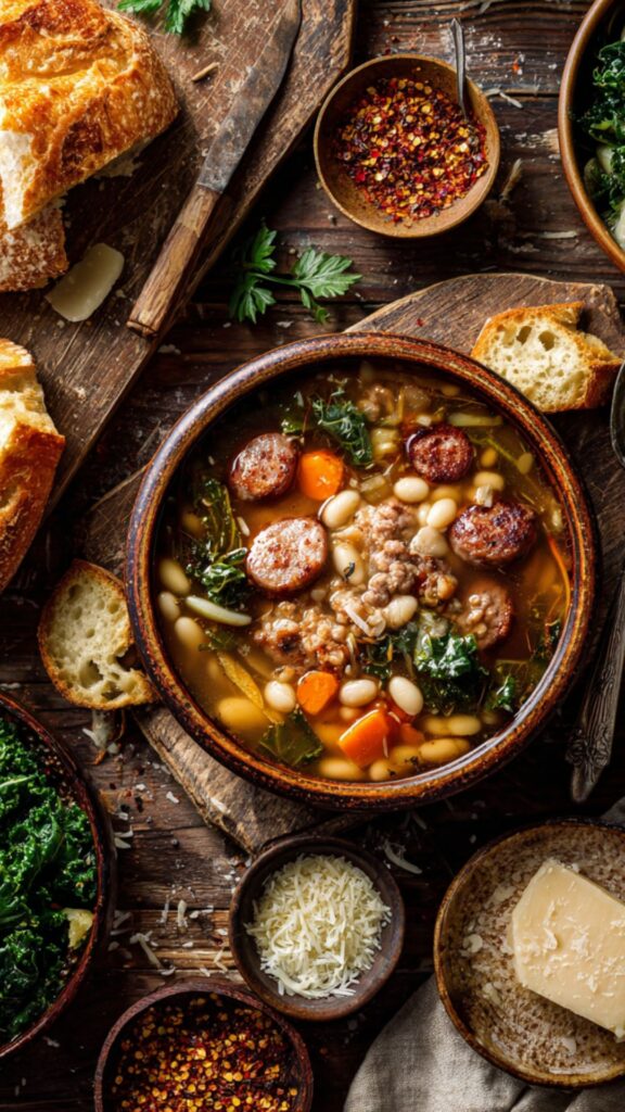 Pioneer Woman White Bean Sausage Soup Recipe