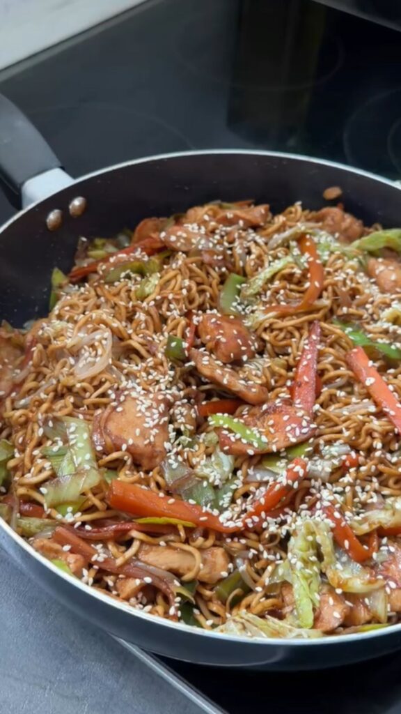 Chicken Lo Mein Noodles Recipe