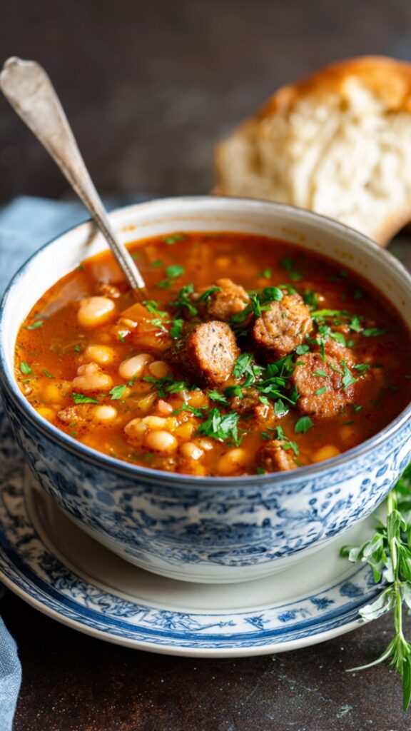 Pioneer Woman White Bean Sausage Soup Recipe