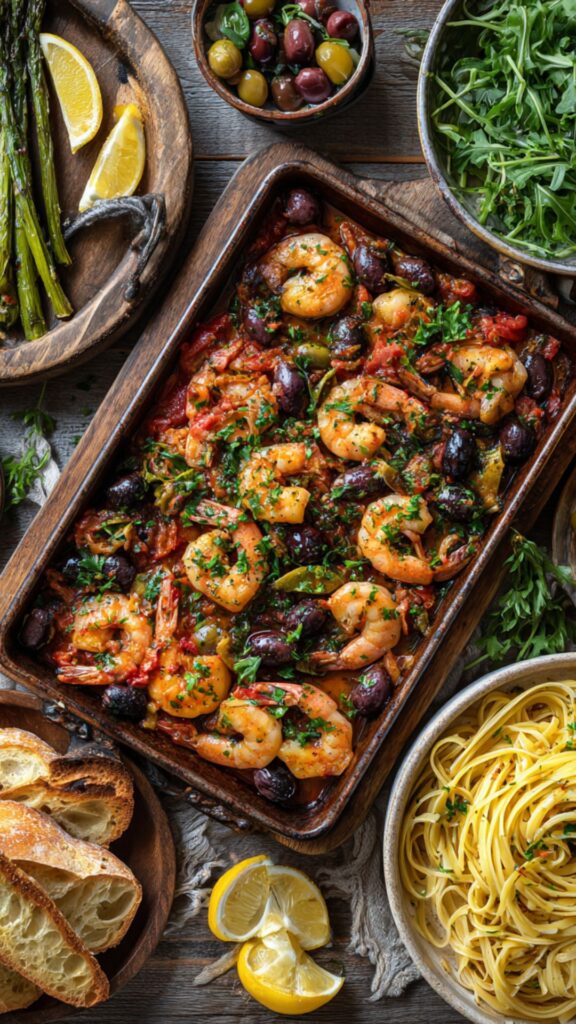 Pioneer Woman Sheet Pan Shrimp Puttanesca Recipe