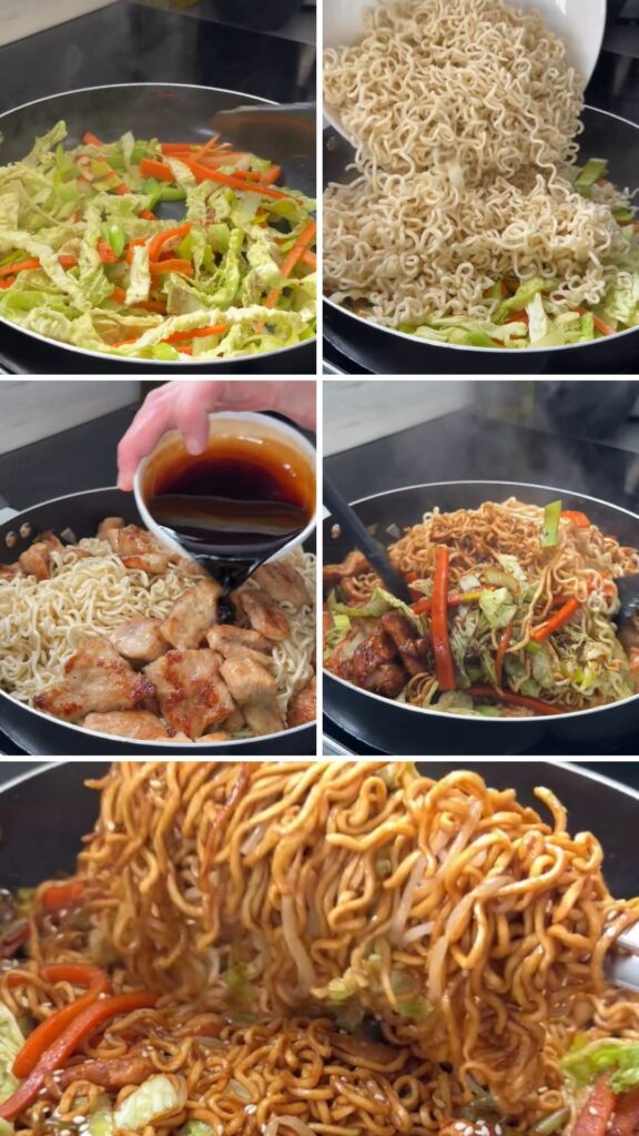 Chicken Lo Mein Noodles Recipe