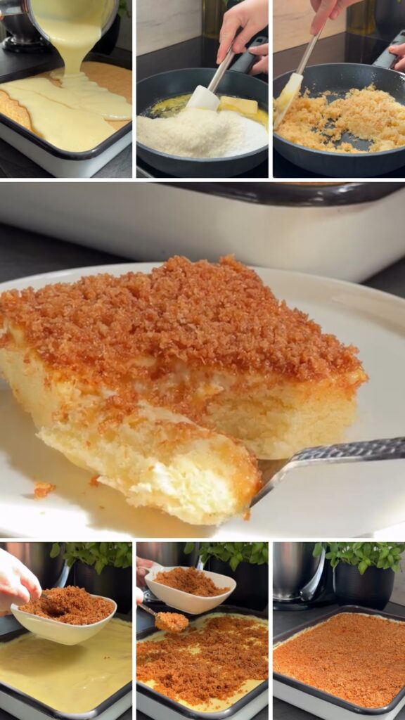 Coconut Custard Cake Recipe