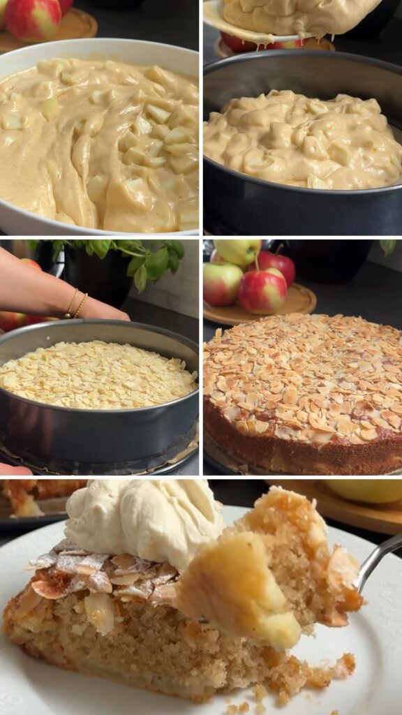 Apple Almond Cake Recipe