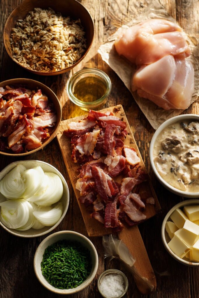 Joanna Gaines Baked Chicken With Bacon And Wild Rice