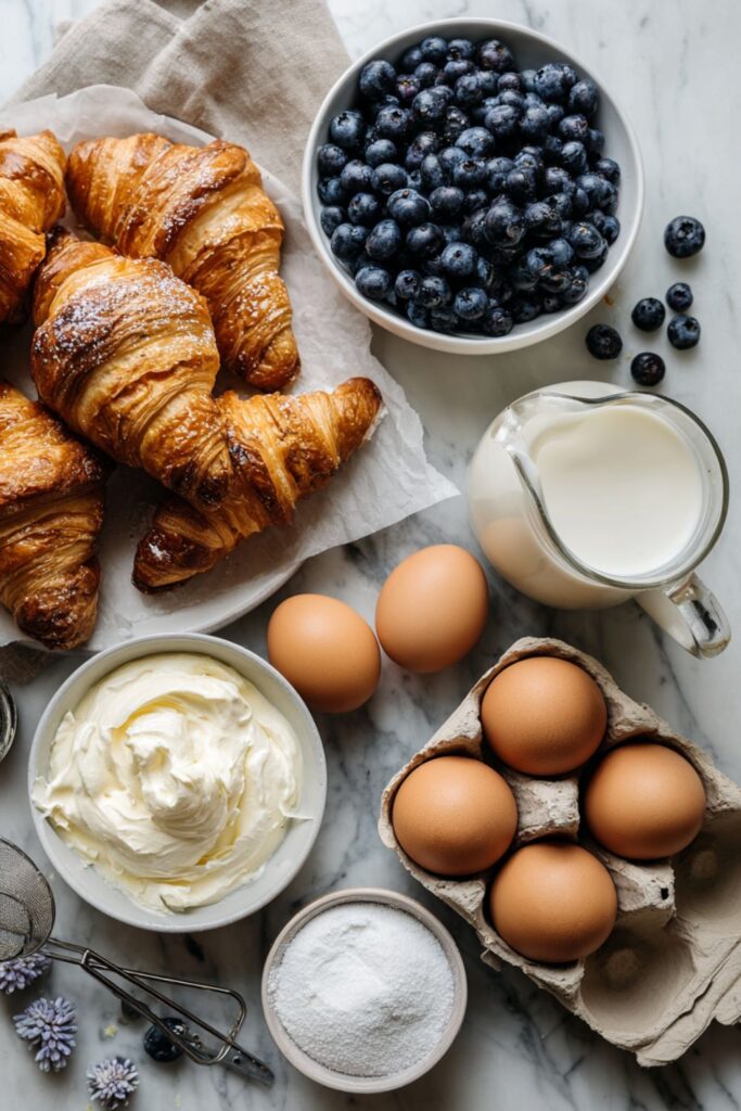 Joanna Gaines Blueberry Croissant Bake Recipe
