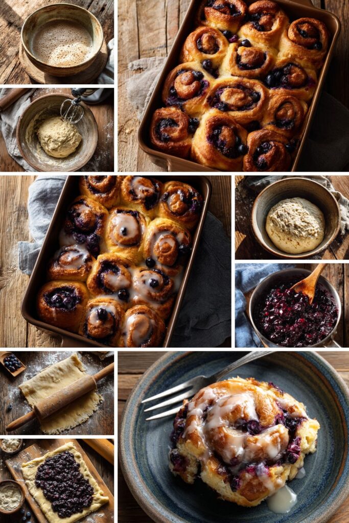 Joanna Gaines Blueberry Sweet Rolls