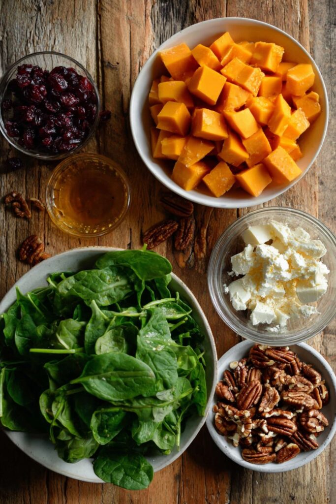 Joanna Gaines Butternut Squash Spinach Salad