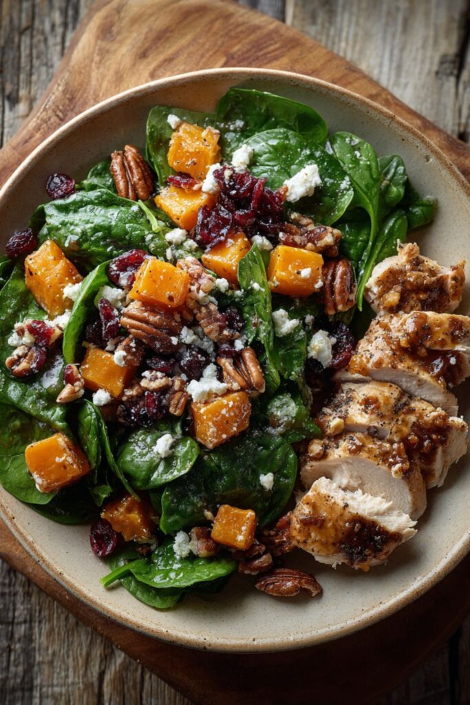 Joanna Gaines Butternut Squash Spinach Salad
