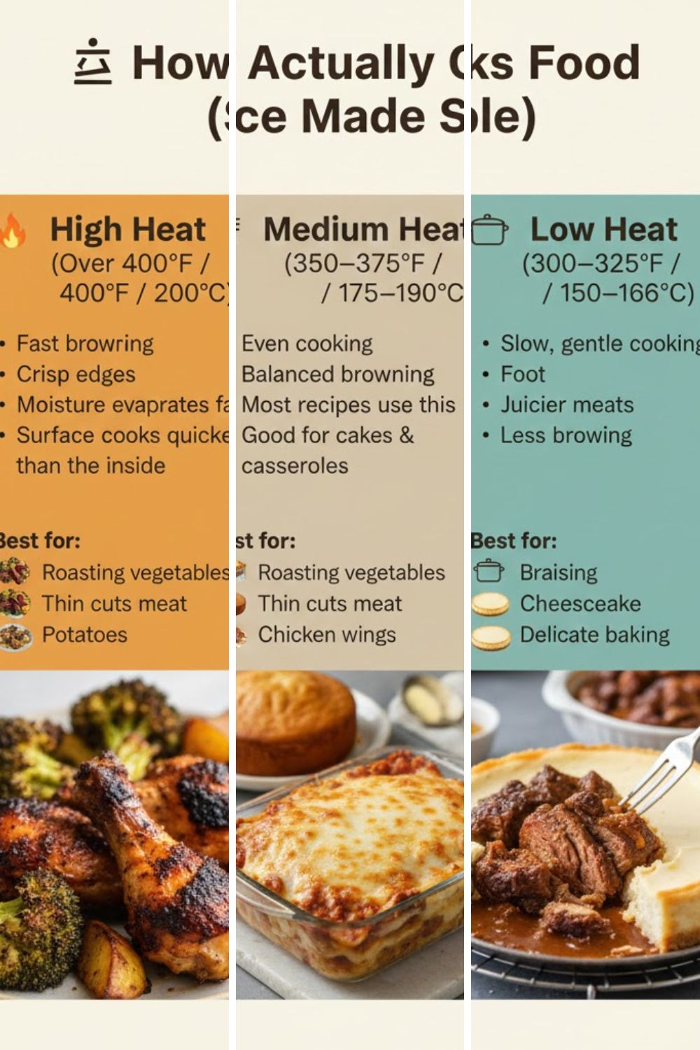 Cooking Temperature Ranges Cooking Time Adjustments for Different Oven Temperatures (Complete ...