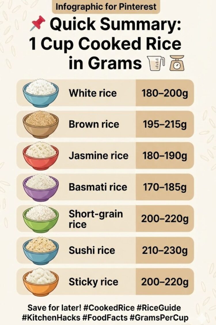 How Many Grams of Cooked Rice in a Cup? (Full Detailed Guide) - Chef Imen