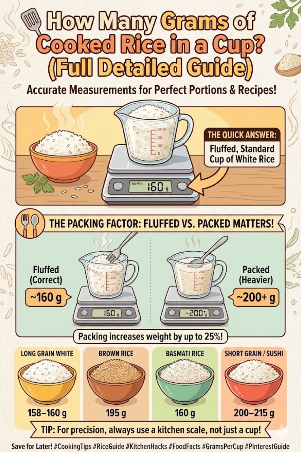 How Many Grams of Cooked Rice in a Cup? (Full Detailed Guide) - Chef Imen