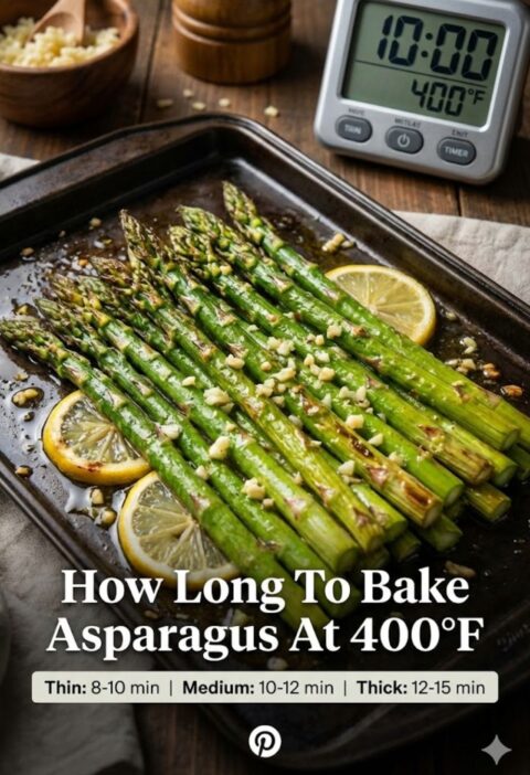 How Long To Bake Asparagus At 400