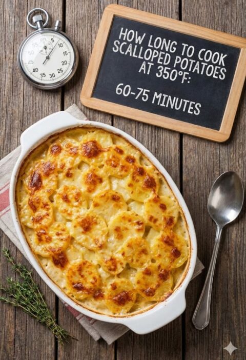 How Long To Cook Scalloped Potatoes At 350°F