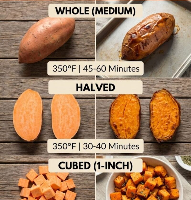 How Long To Cook Sweet Potatoes At 350