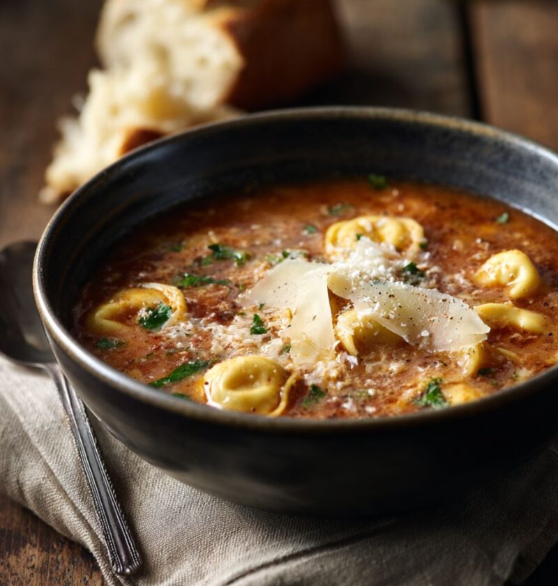 Joanna Gaines Spinach Tortellini Soup