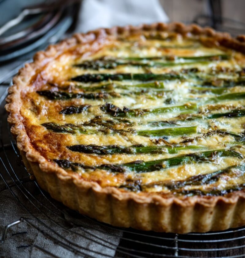 Joanna Gaines Asparagus Quiche