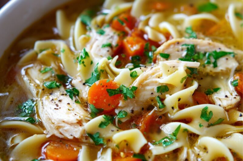 Pioneer Woman Rotisserie Chicken Noodle Soup Recipe