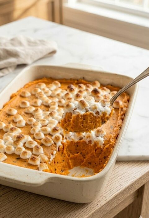 Pioneer Woman Sweet Potato Casserole with Marshmallows Recipe