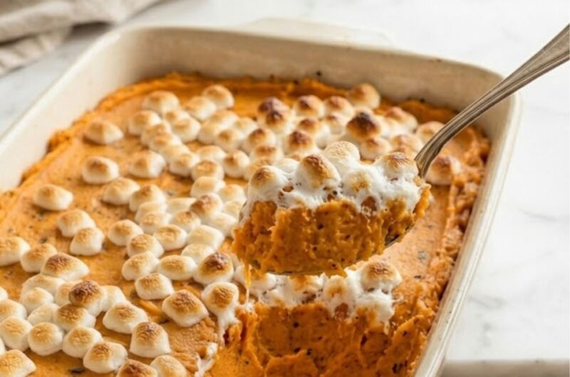 Pioneer Woman Sweet Potato Casserole with Marshmallows Recipe