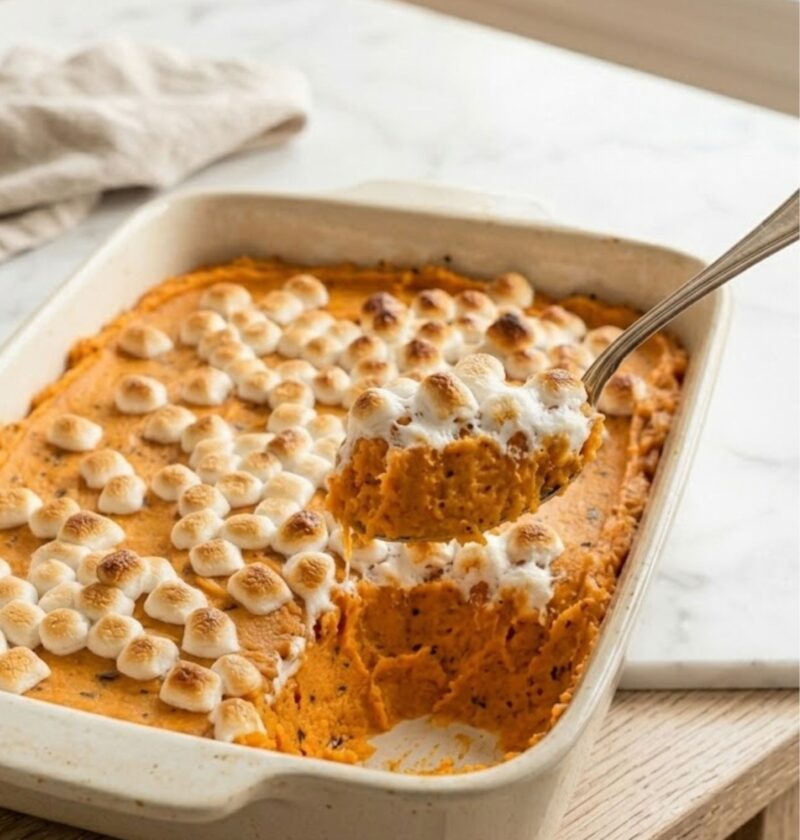 Pioneer Woman Sweet Potato Casserole with Marshmallows Recipe