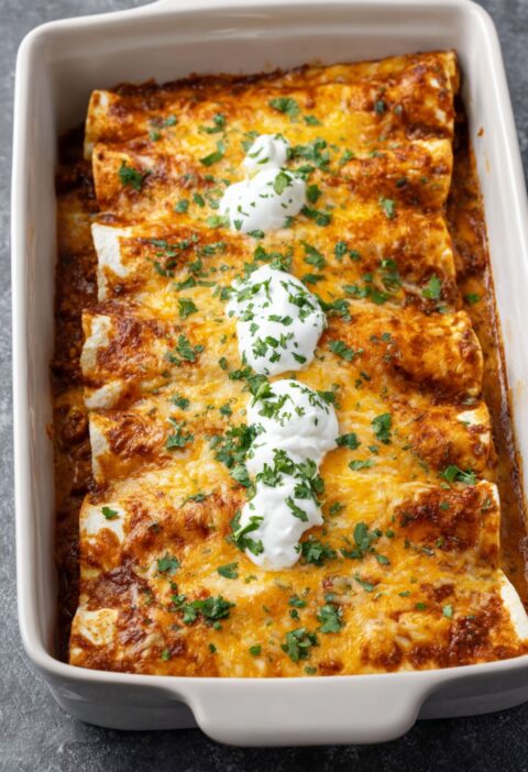 Joanna Gaines Beef Enchiladas