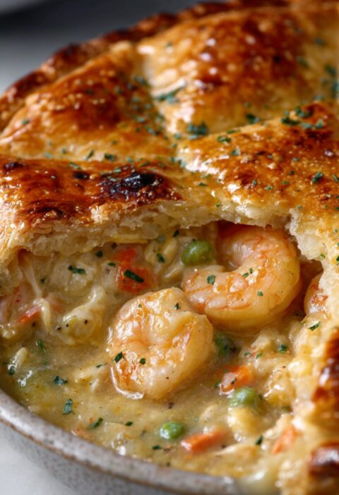 Pioneer Woman Shrimp and Crab Pot Pie Recipe
