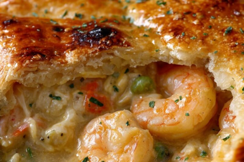 Pioneer Woman Shrimp and Crab Pot Pie Recipe
