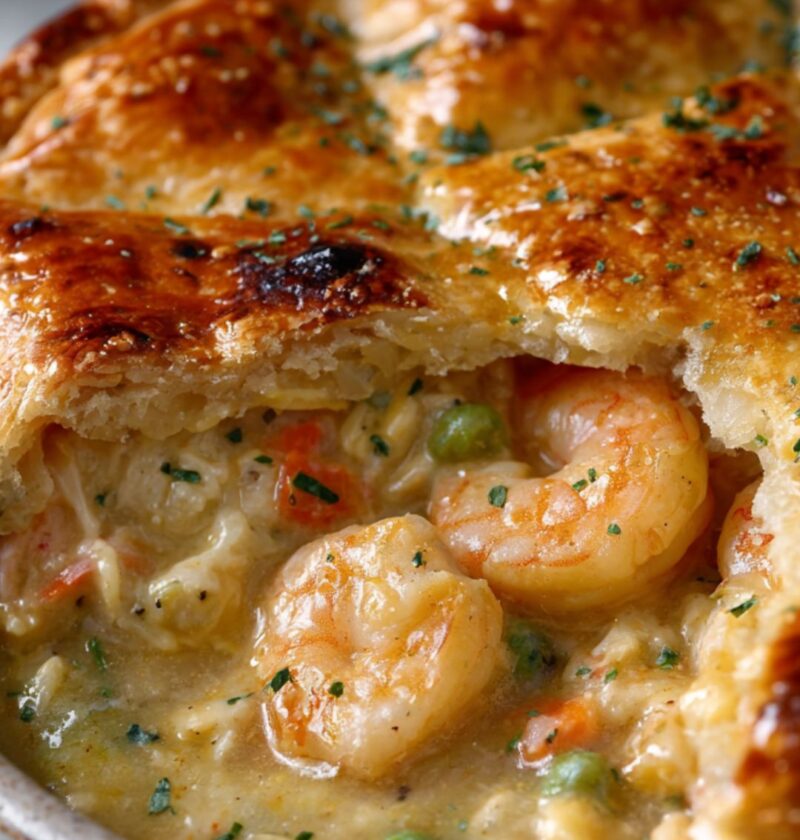 Pioneer Woman Shrimp and Crab Pot Pie Recipe