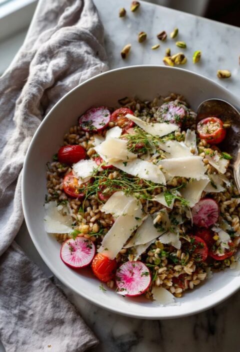 Ina Garten Charlie Bird's Farro Salad Recipe