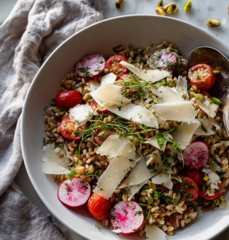 Ina Garten Charlie Bird's Farro Salad Recipe